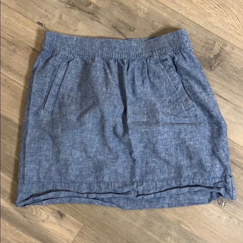 Loft Chambray skirt